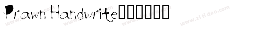 Prawn Handwrite字体转换